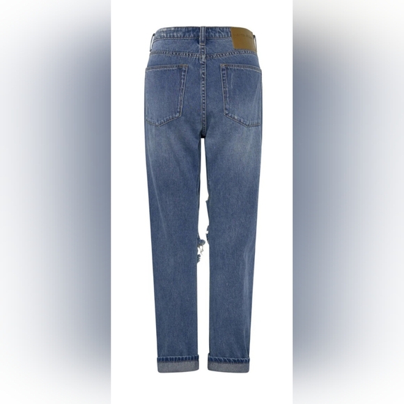 One Teaspoon Distressed Blue Denim. Size 24. NWT - Picture 5 of 5